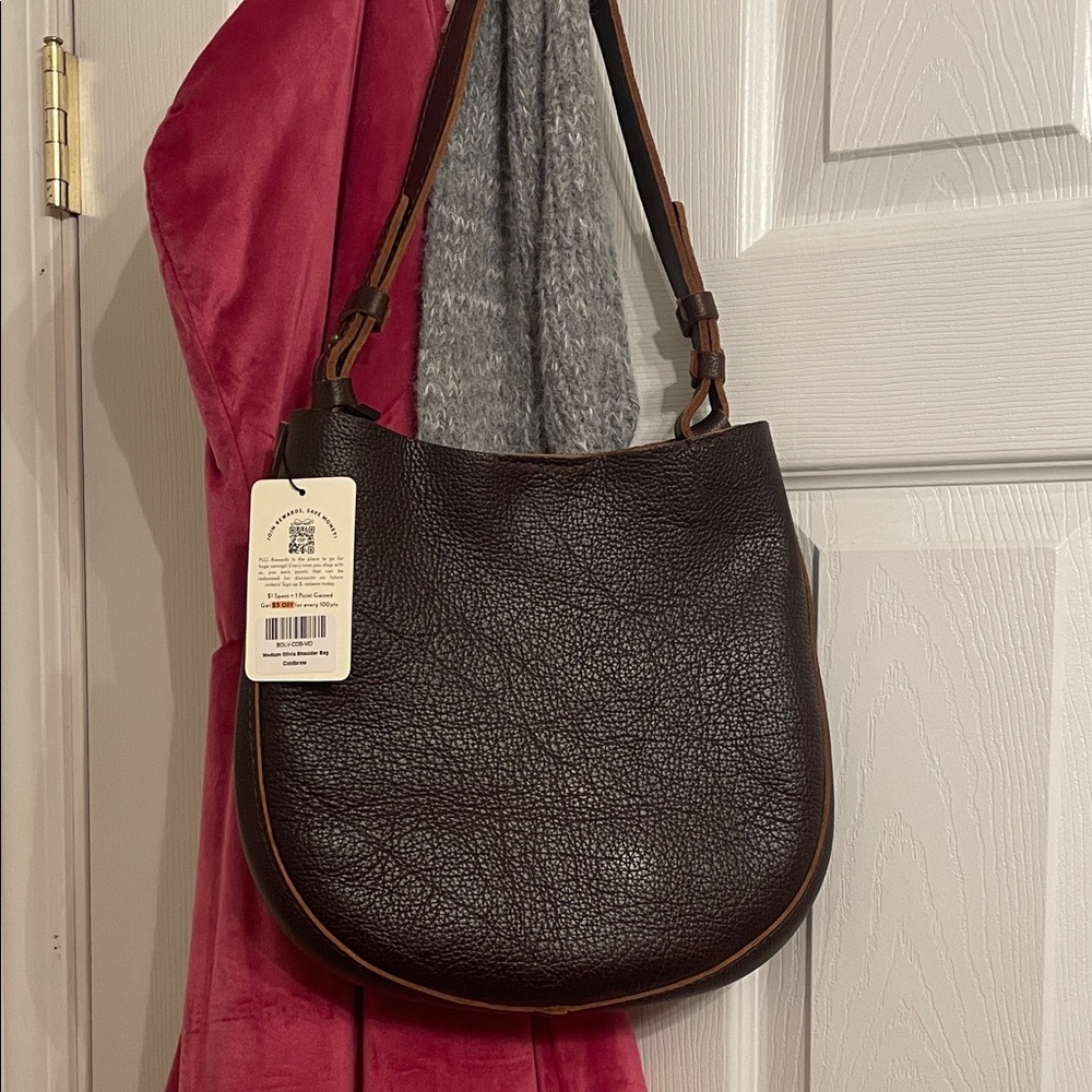 Portland Leather Olivia medium coldbrew
